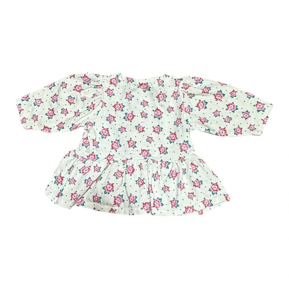 Vintage Carter Cute Floral Baby‎ Dress with Buttons